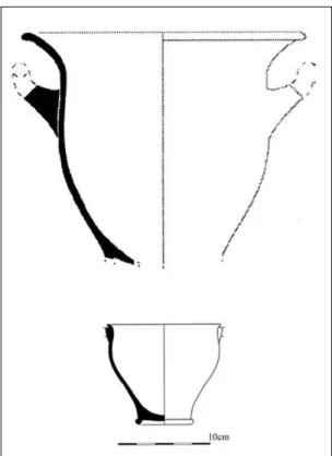 Figura 6. Vasos griegos de la necrópolis de Cerro Furado  (Arruda y Lopes 2012).