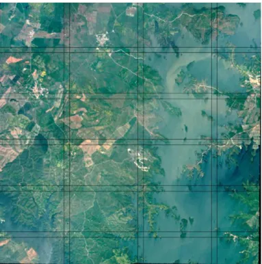 Figura 21 – Resultado Final da Georreferenciação e Recorte das Imagens da Região de Reguengos de Monsaraz  