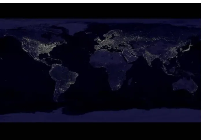 Fig. 2.1. View of the Earth at night, 2016  