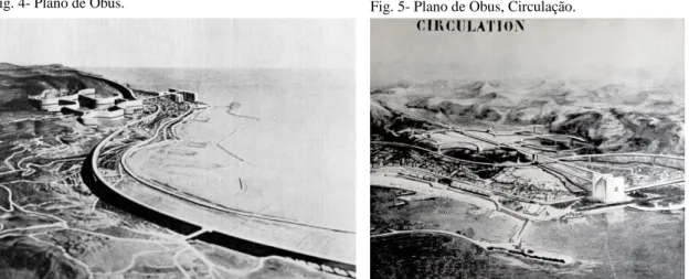 Fig. 4- Plano de Obus. Fig. 5- Plano de Obus, Circulação.