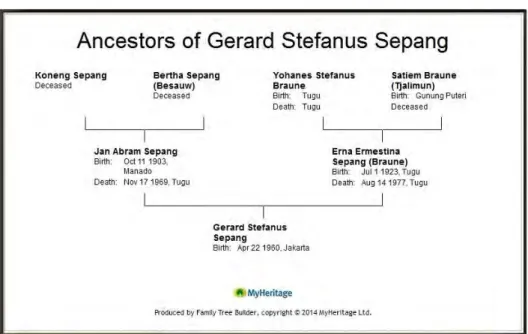 Figure 9. Family tree of Johan Sopaheluwakan 