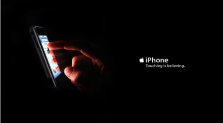 Figura 10. Publicidade ao iPhone em 2007, intitulado como “God Phone” ou “Jesus Phone” 41 
