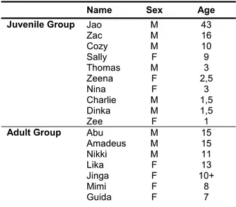 Table 1: Composition of both study groups. Legend: M – male, F – female. 