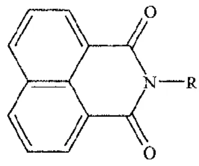 Figure 3- Molecular structure of naphthalimide monosubstitued. Adapted from (35). 