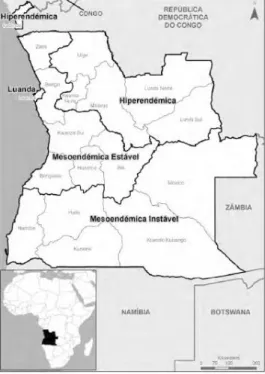 Figura 1.2 – Malária em Angola (Ministério da Saúde, 2011). 