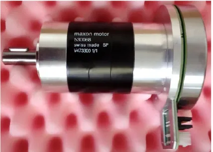 Figure 5.3 Maxon EC 90, brushless, 90 Watt motor with GP62 planetary gear 