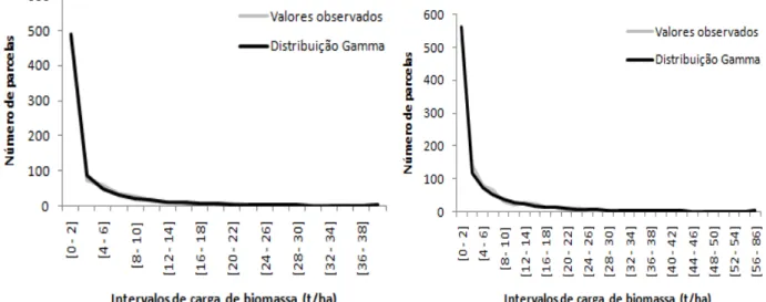 Figura 2 – Biomassa arbustiva de Sobreiro (esquerda) e de Eucalipto (direita). 