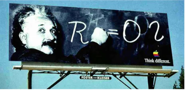 Figura 7. Outdoor “Einstein”, da campanha Think Different. 