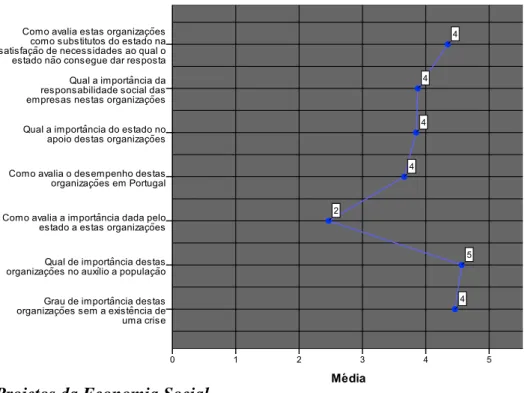 Gráfico 9: A importância da Economia Social na ótica das organizações inquiridas. 