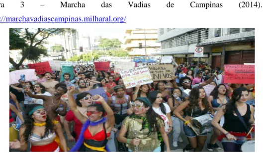 Figura  3  –  Marcha  das  Vadias  de  Campinas  (2014).  Fonte: 