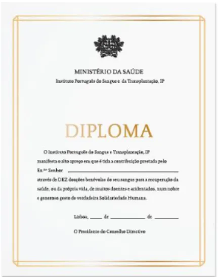 Fig. 3.8 – Diploma das 10 dádivas  