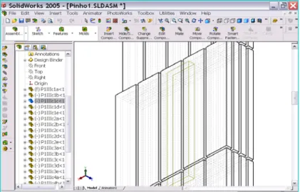 Fig. 3.22 – Localização de um  determinado provete num rolo  de pinho. 