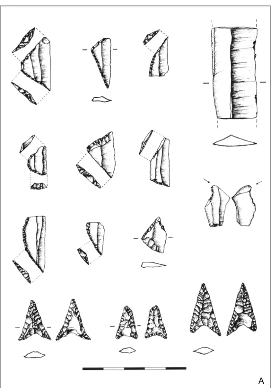 Fig. 4 Espólio de antas do Alto Algarve Oriental. A: Pedras Altas (Tavira)