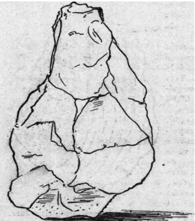 Figura 8- Quarto  coup-de-poing em sílex descrito por Joaquim Fontes na primeira notícia  sobre o Casal do Monte (Fontes, 1910a, p
