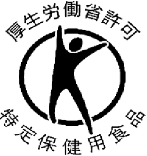 Figura 3. Selo de aprovação para os FOSHU, que simboliza “saltar pela saúde” 