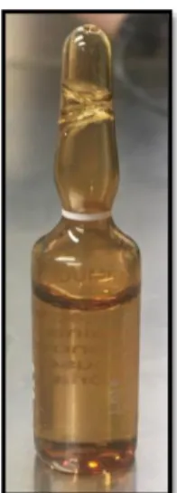 Figura 1 - Ampola de vidro dose-única. 