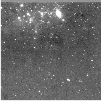 Figura 2.2: Imagem da fonte IRAS 07383-3325 na banda K S ap´os subtrac¸c˜ao do c´eu.