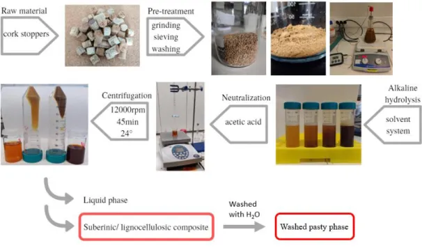 Figure 3.1 - Schematic representation of the depolymerisation process used throughout this work