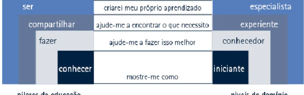 FIGURA 3: Pilares da educação e estratégias de aprendizado 