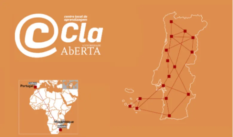 Figura 1. Distribuição geográfica da Rede CLA