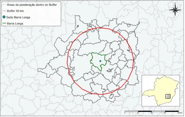 Figura 3 — Delimitação da amostra de domicílios do Censo Demográfico com  informações de valor de aluguel para o estado de Minas Gerais 