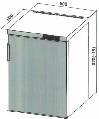 Figura  3.2:  vista  do  equipamento  com  porta  aberta. 