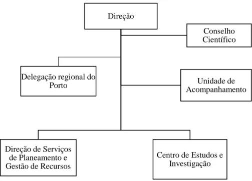 Figura 1: Estrutura do IDN (Instituto da Defesa Nacional, 2014a: 16)