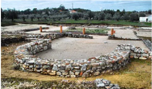 Fig. 4. Panorámica de villa Cardilio, Torres Novas (Fotografia del autor)