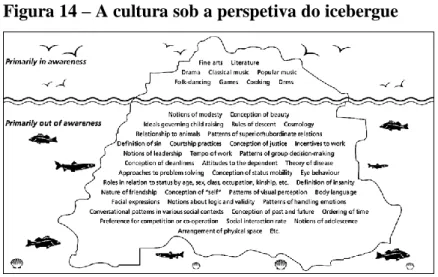 Figura 14 – A cultura sob a perspetiva do icebergue 