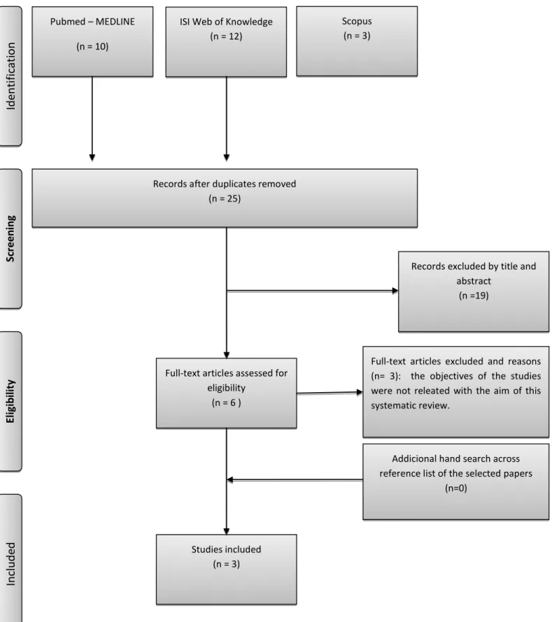 Figure 1 – Flowchart of literature search and selection