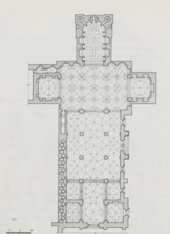 Fig. 30 – Planta do claustro principal do  convento de Cristo por Diogo de Torralva,  iniciado em 1544