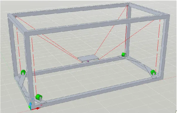 Figura 3.1 – Modelo 3D do robô 