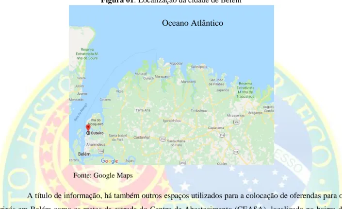 Figura 01: Localização da cidade de Belém 