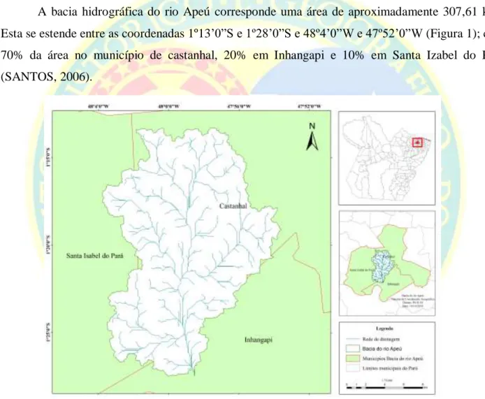 Figura 1 – mapa de localização da BHRA