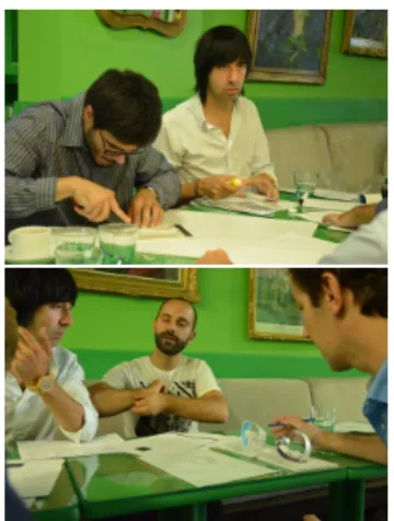 Figure 1: Prototyping in the co-creative workshop