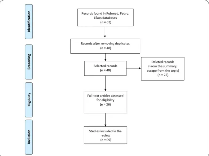 Figure 1 - Flowchart for selecting articles.