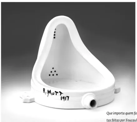 Figura 2: Foutain. Marcel Duchamp, 1917/1964.