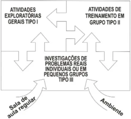 Figura 4 - Modelo Triádico de Enriquecimento (RENZULLI, 2014) 