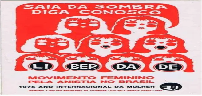 Figura 2: Cartaz do Movimento Feminino pela Anistia 