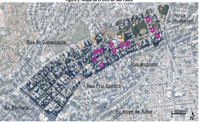 Figura 2: Mapa da LPUOS de São Paulo