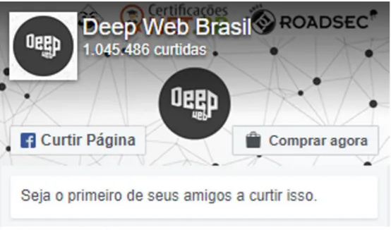 Figura 3 - Página da Rede Social da Deep Web no Brasil