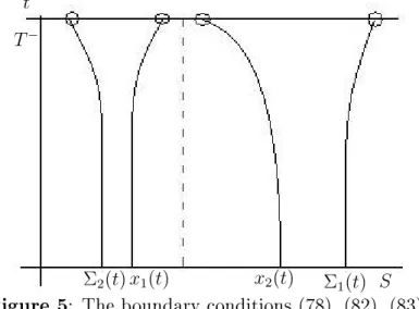 Figure 5: The boundary conditions (78), (82), (83).
