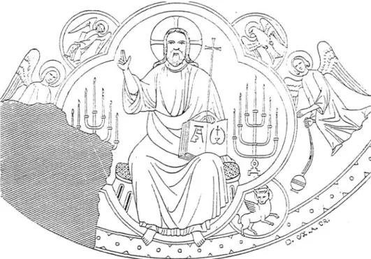 Fig. 3 - Exemplo de Auréola quadrilobada Fonte: M. Didron - Iconographie Chrétienne