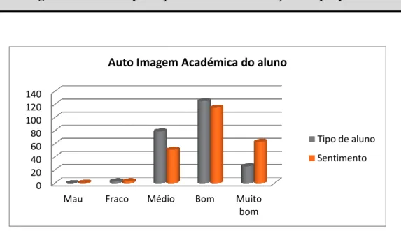 Gráfico 12 - Auto Imagem Académica do aluno 