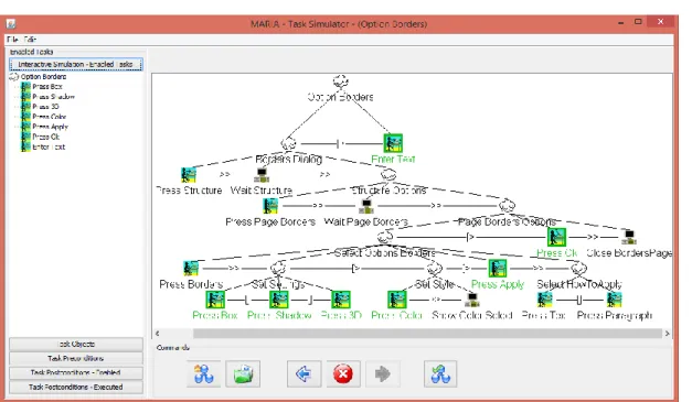 Figure 2  MARIAE (task simulator interface) 