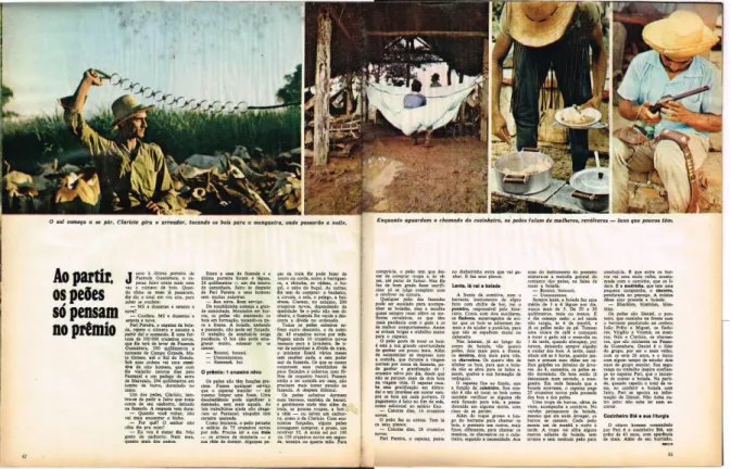 Figura 5 - Devagar com o boi, Revista Realidade, nº 37, abr. 1969, p. 62-63 