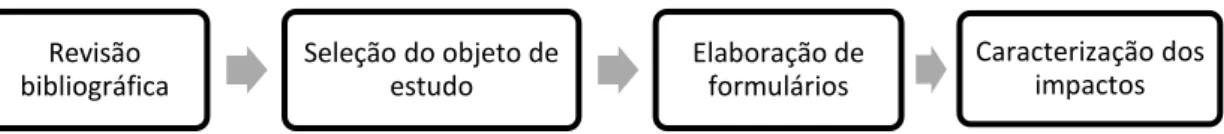 Figura 1 - Esquematização das etapas de trabalho
