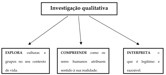 FIGURA 2 - Modelo de investigação qualitativa