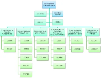 Figura 3: Organograma da Secretaria do Tesouro Nacional. 