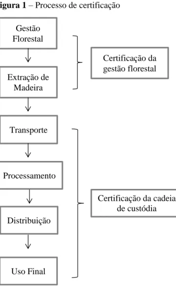Figura 1 – Processo de certificação 